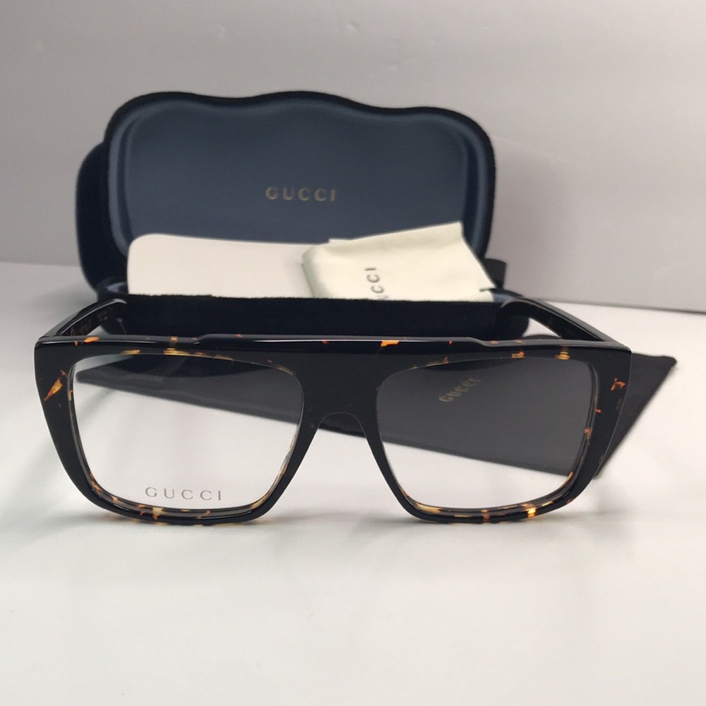 💯- New Authentic Gucci GG1040O 002 Oversized Eyeglasses - Picture 5 of 14